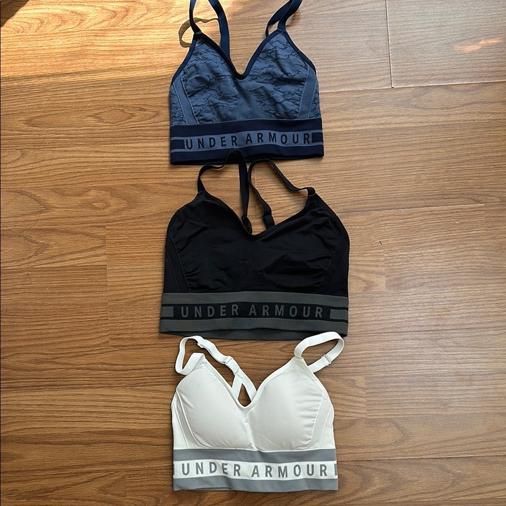 BUNDLE Under Armour Women's Intimates Set - Black, Navy, and Cream